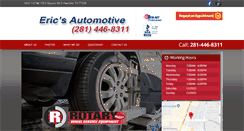 Desktop Screenshot of ericsautomotiverepair.com